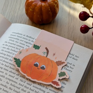 Cuki tökös mágneses könyvjelző - Meghitt őszi olvasókiegészítő - könyv & zene - könyvjelző - Meska.hu