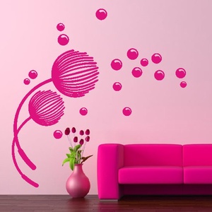 Pitypang falmatrica 136x125 cm falfelületre -  - Meska.hu