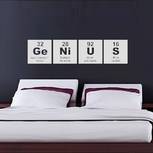 Falmatrica dekoráció vegyjelek -  - Meska.hu