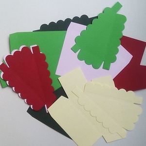 12 szeletes papírtorta sablon. Minden szelet egyben díszdoboz -  - Meska.hu