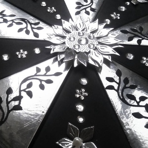 Black and Silver papírtorta díszdoboz 10 szeletes - otthon & életmód - papír, írószer - ajándékozás kellékei - papírtorta - Meska.hu