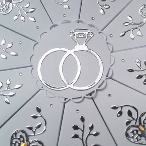 Silver love papírtorta díszdoboz 10 szeletes - otthon & életmód - papír, írószer - ajándékozás kellékei - papírtorta - Meska.hu