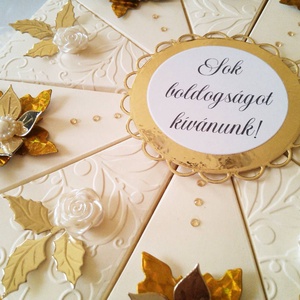 10 szeletes papírtorta - díszdoboz - otthon & életmód - papír, írószer - ajándékozás kellékei - papírtorta - Meska.hu