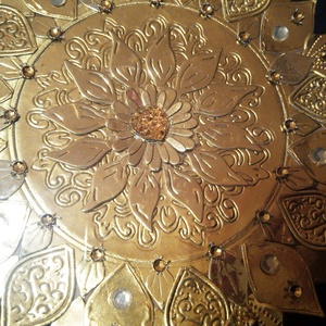 Arany mandala - otthon & életmód - dekoráció - spiritualitás - mandala - Meska.hu