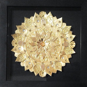 Arany mandala - otthon & életmód - dekoráció - spiritualitás - mandala - Meska.hu