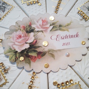 10 szeletes papírtorta - díszdoboz - otthon & életmód - papír, írószer - ajándékozás kellékei - papírtorta - Meska.hu