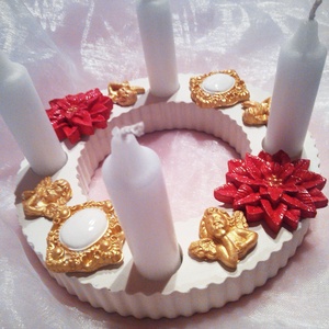 Adventi koszorú - karácsony - adventi díszek - adventi koszorú - Meska.hu