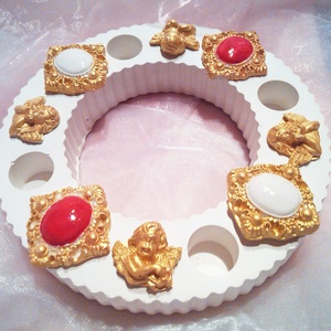 Adventi koszorú - karácsony - adventi díszek - adventi koszorú - Meska.hu