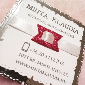 Ezüst vagy arany keretes különleges névjegykártya - otthon & életmód - papír, írószer - névjegykártya - Meska.hu