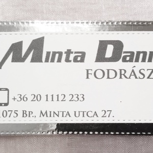 Ezüst vagy arany keretes névjegykártya - otthon & életmód - papír, írószer - névjegykártya - Meska.hu
