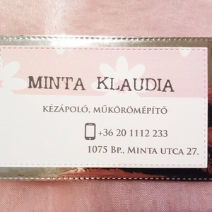 Ezüst vagy arany keretes névjegykártya - otthon & életmód - papír, írószer - névjegykártya - Meska.hu