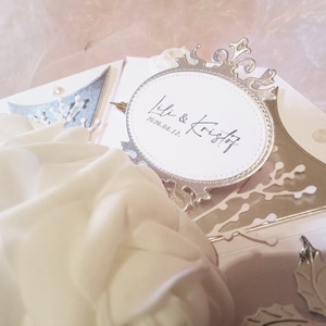 Rosa wedding papírtorta díszdoboz 10 szeletes - esküvő - emlék & ajándék - nászajándék - esküvői pénzátadó doboz - Meska.hu