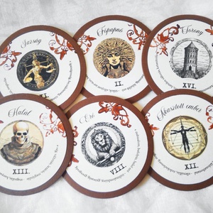 Kerek Tarot kártya - művészet - más gyűjtemények - Meska.hu