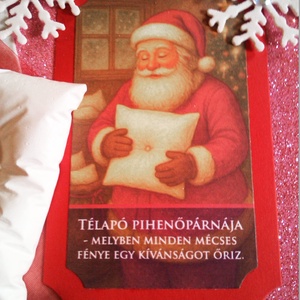 Télapó pihenőpárnája mécsestartó - karácsony - mikulás - mikulás ajándékok - Meska.hu