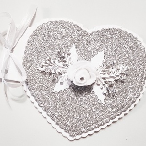 Esküvői meghívó - szív alakú  - esküvő - meghívó & kártya - meghívó - Meska.hu