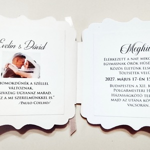 Esküvői meghívó - különleges formájú  - esküvő - meghívó & kártya - meghívó - Meska.hu