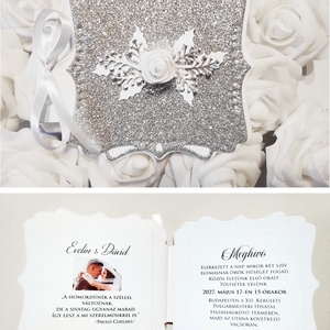 Esküvői meghívó - különleges formájú  - esküvő - meghívó & kártya - meghívó - Meska.hu