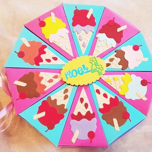 Papírtorta gyerekeknek- díszdoboz - otthon & életmód - papír, írószer - ajándékozás kellékei - papírtorta - Meska.hu