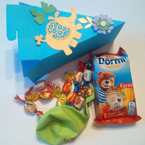 Papírtorta gyerekeknek- díszdoboz - otthon & életmód - papír, írószer - ajándékozás kellékei - papírtorta - Meska.hu