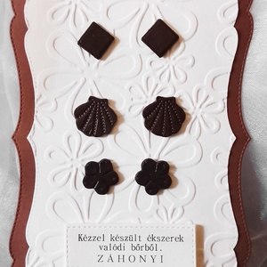 3 pár bőr fülbevaló - ékszer - fülbevaló - lógó fülbevaló - Meska.hu