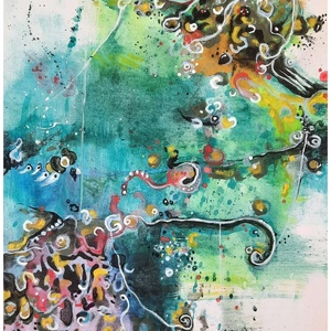 Absztrakt festmény az alkotótól, Művészet, Festmény, Akril, , MESKA