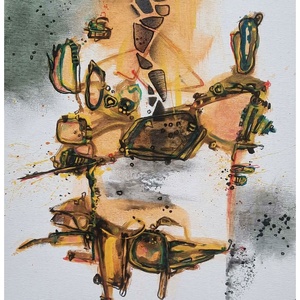 Absztrakt festmény az alkotótól - művészet - festmény - akril - Meska.hu