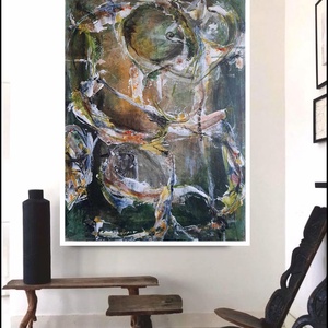 Absztrakt festmény az alkotótól - művészet - festmény - akril - Meska.hu