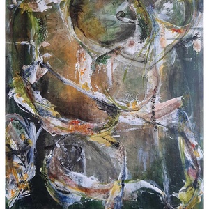 Absztrakt festmény az alkotótól, Művészet, Festmény, Akril, , MESKA