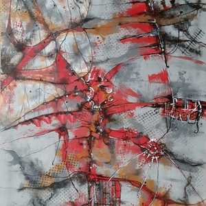 Absztrakt festmény az alkotótól, Művészet, Festmény, Akril, , MESKA