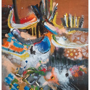 Absztrakt festmény az alkotótól, Művészet, Festmény, Akril, , MESKA