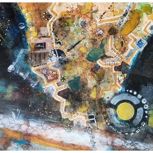 Absztrakt festmény az alkotótól, Művészet, Festmény, Akril, , MESKA