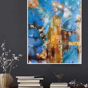 Absztrakt festmény az alkotótól - művészet - festmény - akril - Meska.hu