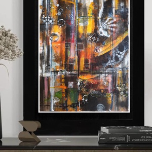 Absztrakt festmény az alkotótól - művészet - festmény - akril - Meska.hu