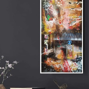 Absztrakt festmény az alkotótól - művészet - festmény - akril - Meska.hu