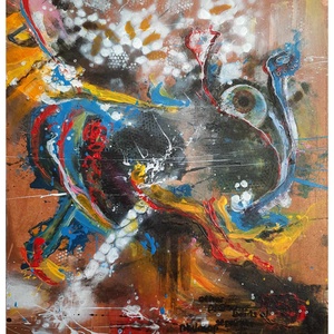 Absztrakt festmény az alkotótól, Művészet, Festmény, Akril, , MESKA