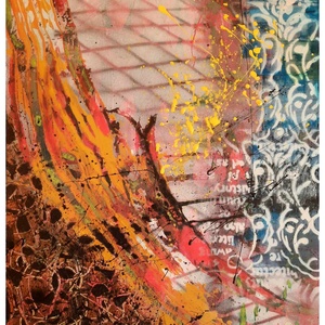 Absztrakt festmény az alkotótól, Művészet, Festmény, Akril, , MESKA