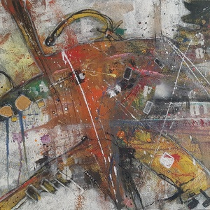 Absztrakt festmény az alkotótól, Művészet, Festmény, Akril, , MESKA