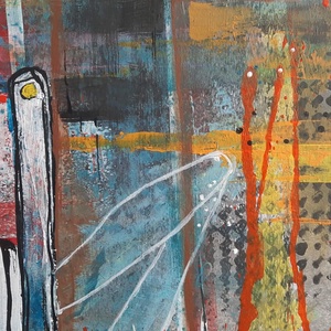 Absztrakt festmény az alkotótól - művészet - festmény - akril - Meska.hu