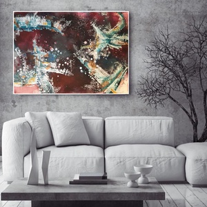 Absztrakt festmény az alkotótól Gondolataréna - művészet - festmény - akril - Meska.hu