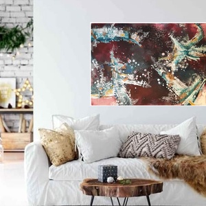 Absztrakt festmény az alkotótól Gondolataréna - művészet - festmény - akril - Meska.hu