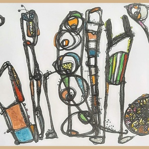 Modern grafika az alkotótól Nagymenők - Meska.hu