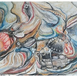 Olajpasztell kép az alkotótól Csodák kertje - Meska.hu