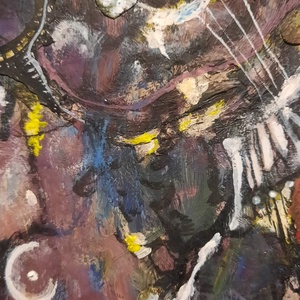 Olajpasztell kép az alkotótól Mesél az erdő - művészet - festmény - akril - Meska.hu