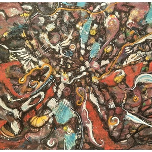 Olajpasztell kép az alkotótól Mesél az erdő - Meska.hu