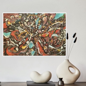 Olajpasztell kép az alkotótól Mesél az erdő - művészet - festmény - akril - Meska.hu