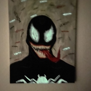 Venom festmény - művészet - festmény - akril - Meska.hu