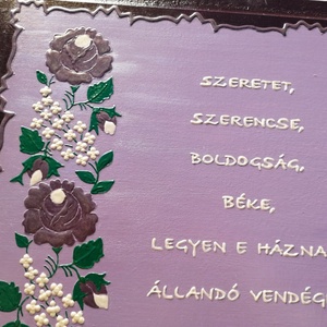 Jókívánságok ajándékba - művészet - festmény - akril - Meska.hu