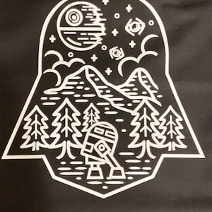 Hódítsd meg a galaxist Darth Vader sisakos Star Wars vászontáskával - ikonikus jelképekkel díszítve!, Táska & Tok, Hátizsák, Hátizsák, Mindenmás, MESKA