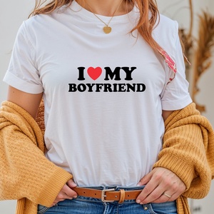 Romantikus Valentin-napi Meglepetés Póló, Ajándék, Kifejező Szerelmi Üzenettel Barátnőnek, Ruha & Divat, Női ruha, Póló, felső, , MESKA