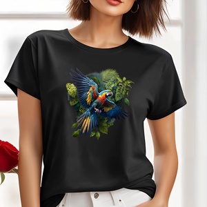 Exkluzív Női Ara Papagáj Mintás Póló � Divatos és Színes Ajándékötlet Elegáns Születésnapi Meglepetés - ruha & divat - női ruha - póló, felső - Meska.hu